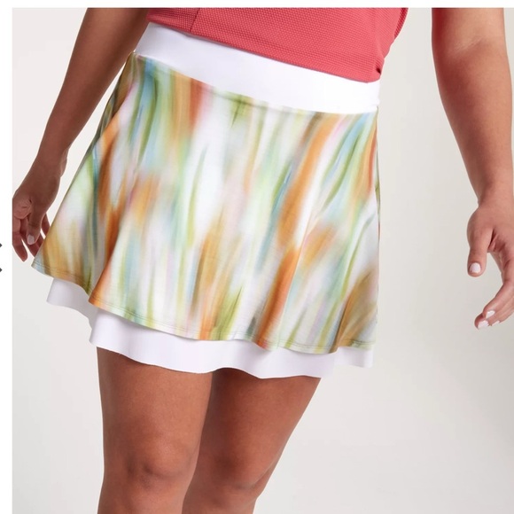 NWT CALIA Women's Double Layer Mesh Golf Skort size Large. 50+ UV protection - Picture 1 of 8